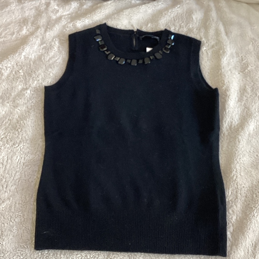 Banana Republic Black Sleeveless Sweater